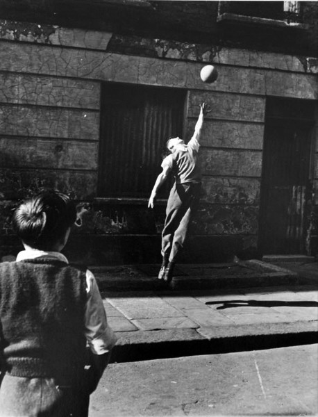 Footballer Jumping, Bridley Road, Harrow Road