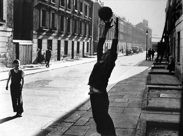 Footballer Jumping, Sunny Bridley Road, Harrow Road