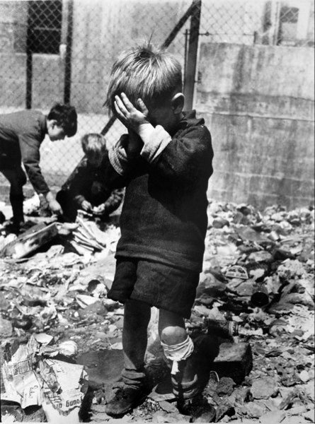 Boy on a Bombsite, Waverley Walk, Harrow Road area