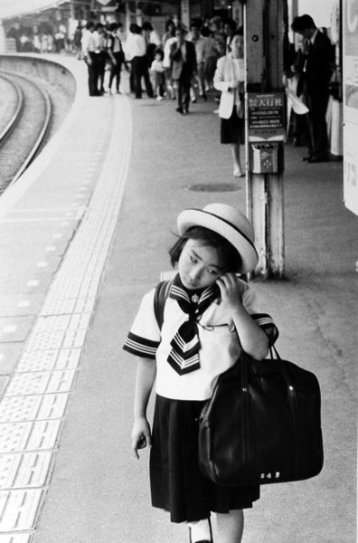 Girl on a Station Platform, Tokyo